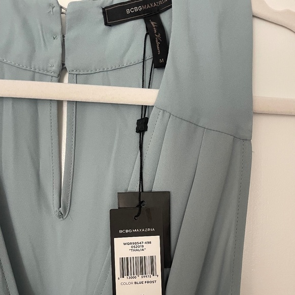 BCBGMAXAZRIA Thalia Sleeveless Romper – Blue Frost – Size M – NWT - Picture 4 of 4